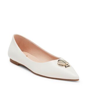 Kate Spade white flats